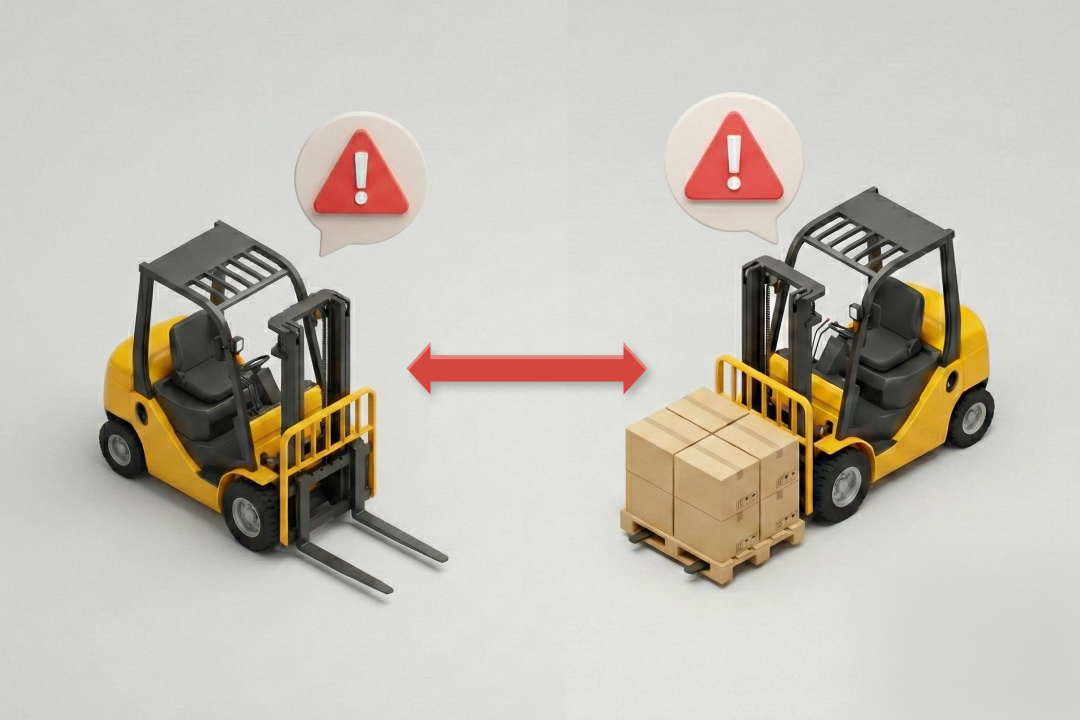 지게차 간 충돌 방지