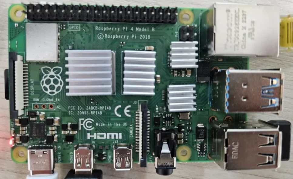 Raspberry Pi 연동 – 준비물 화면 1