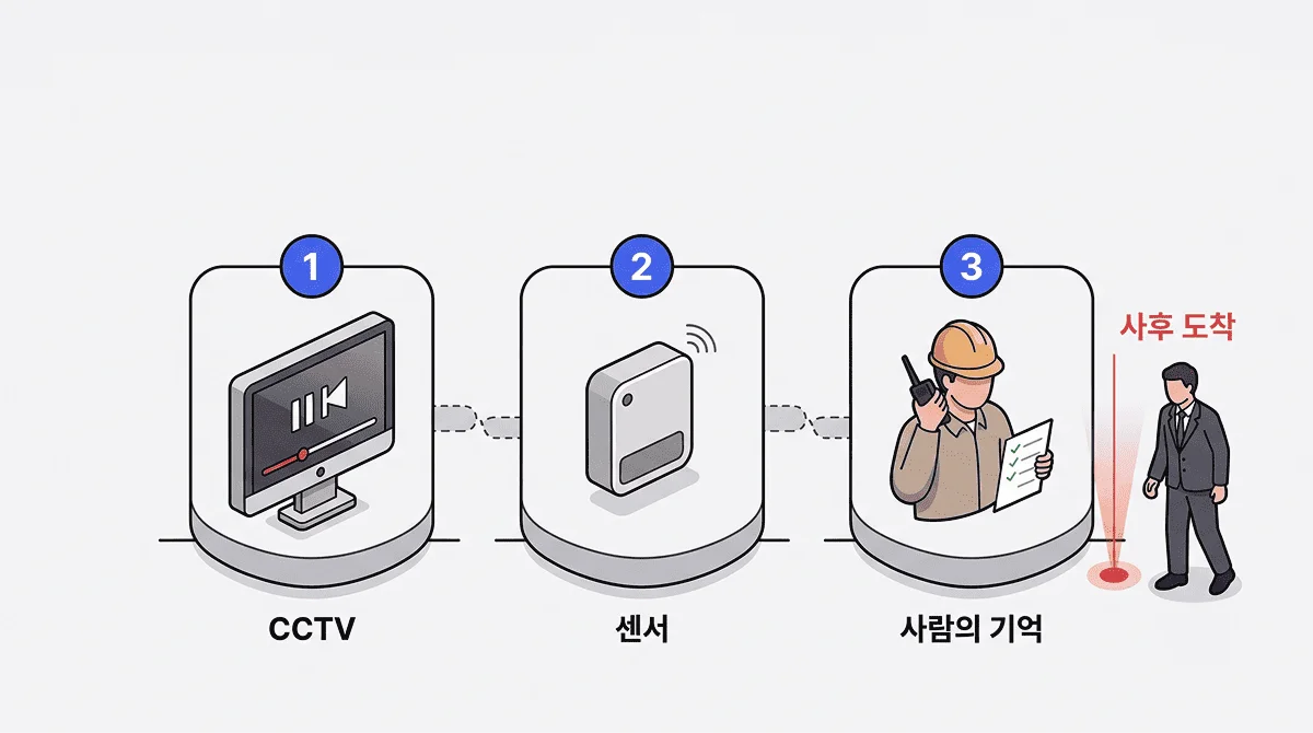 CCTV·센서·사람의 기억에 흩어져 사후에야 파악되는 안전 데이터
